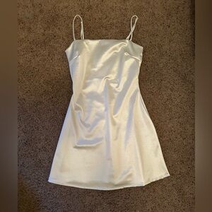 windsor Day Glow Satin A-Line Short Dress